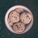 cookies in white ceramic bowl